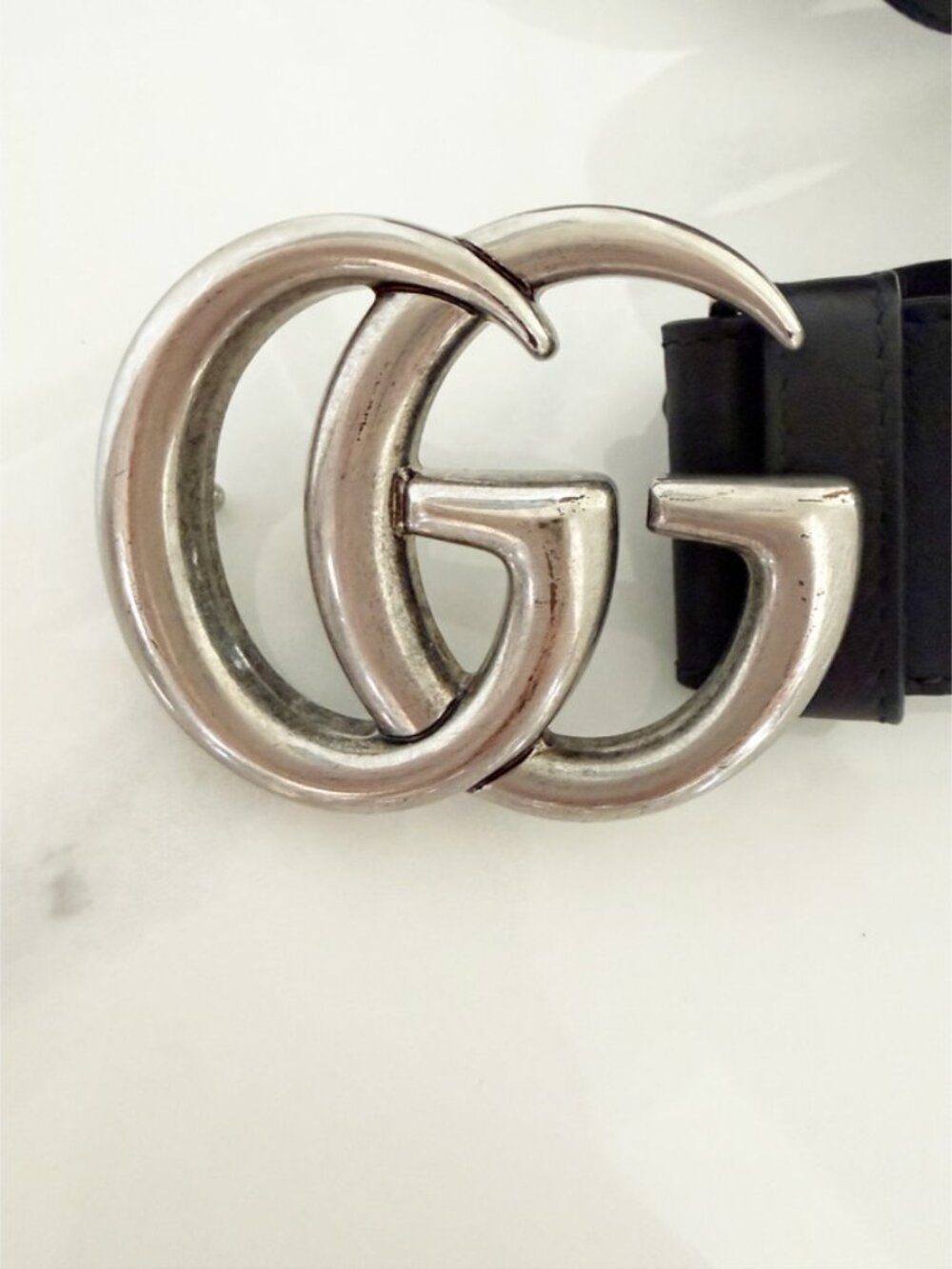 Gucci GG Marmont belt Black Women's 90 - Picture 4 of 7